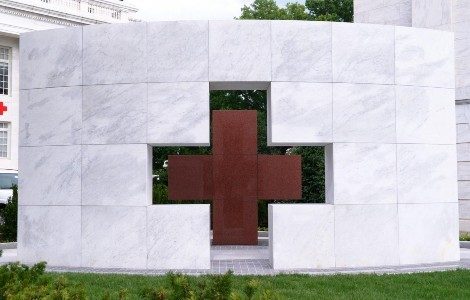 Red Cross Statue at the National Headquarters