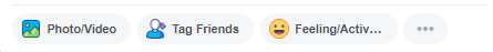 Facebook Post options