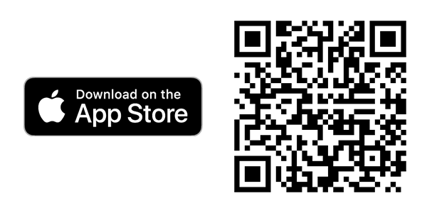 Apple App Store Icon and QR code