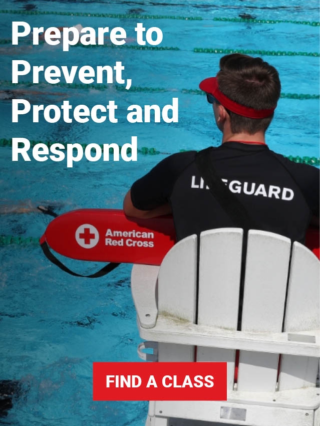 lifeguard watching a pool