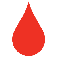 Blood drop icon