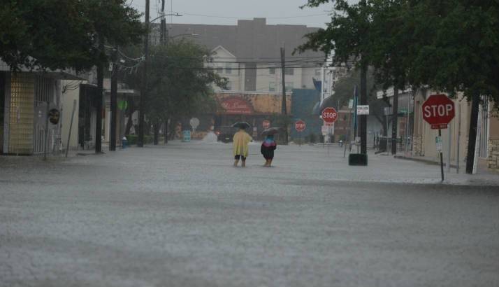 Damage caused by Hurricane Harvey