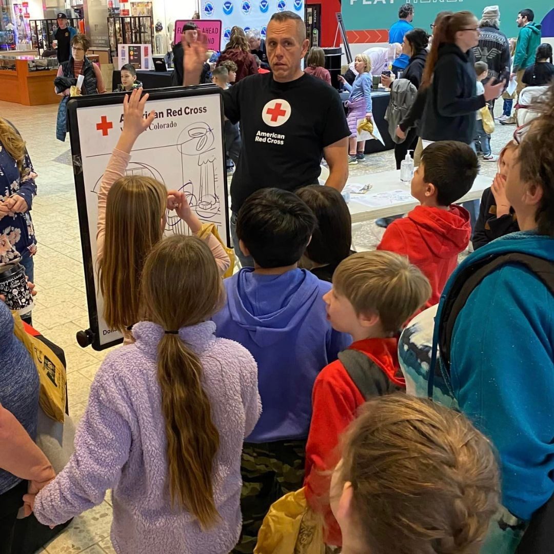 josh steward with youth group
