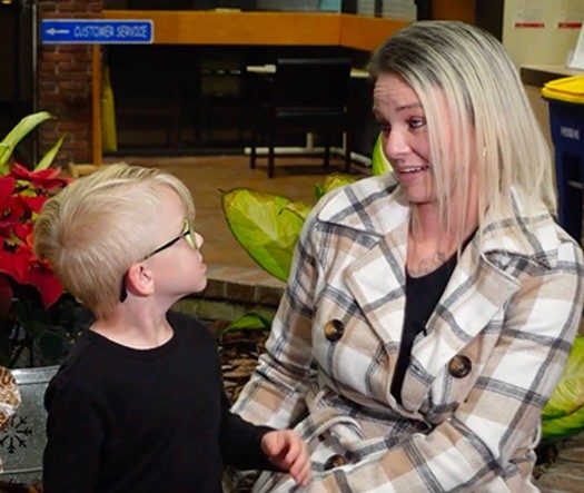 Alesha Truini receives Lifesaving Award for saving Bryar Davis's life.