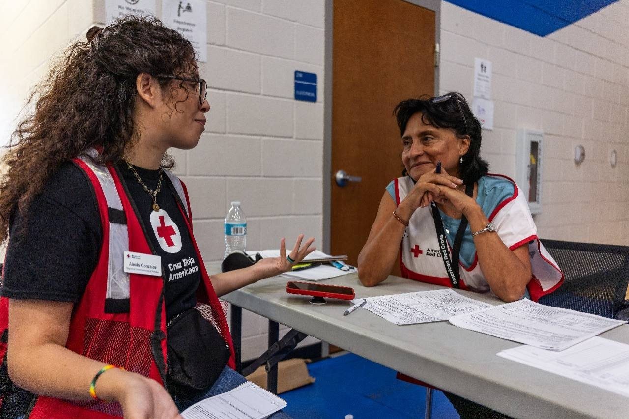 Volunteer Luz Russell responds to Hurricane Beryl 