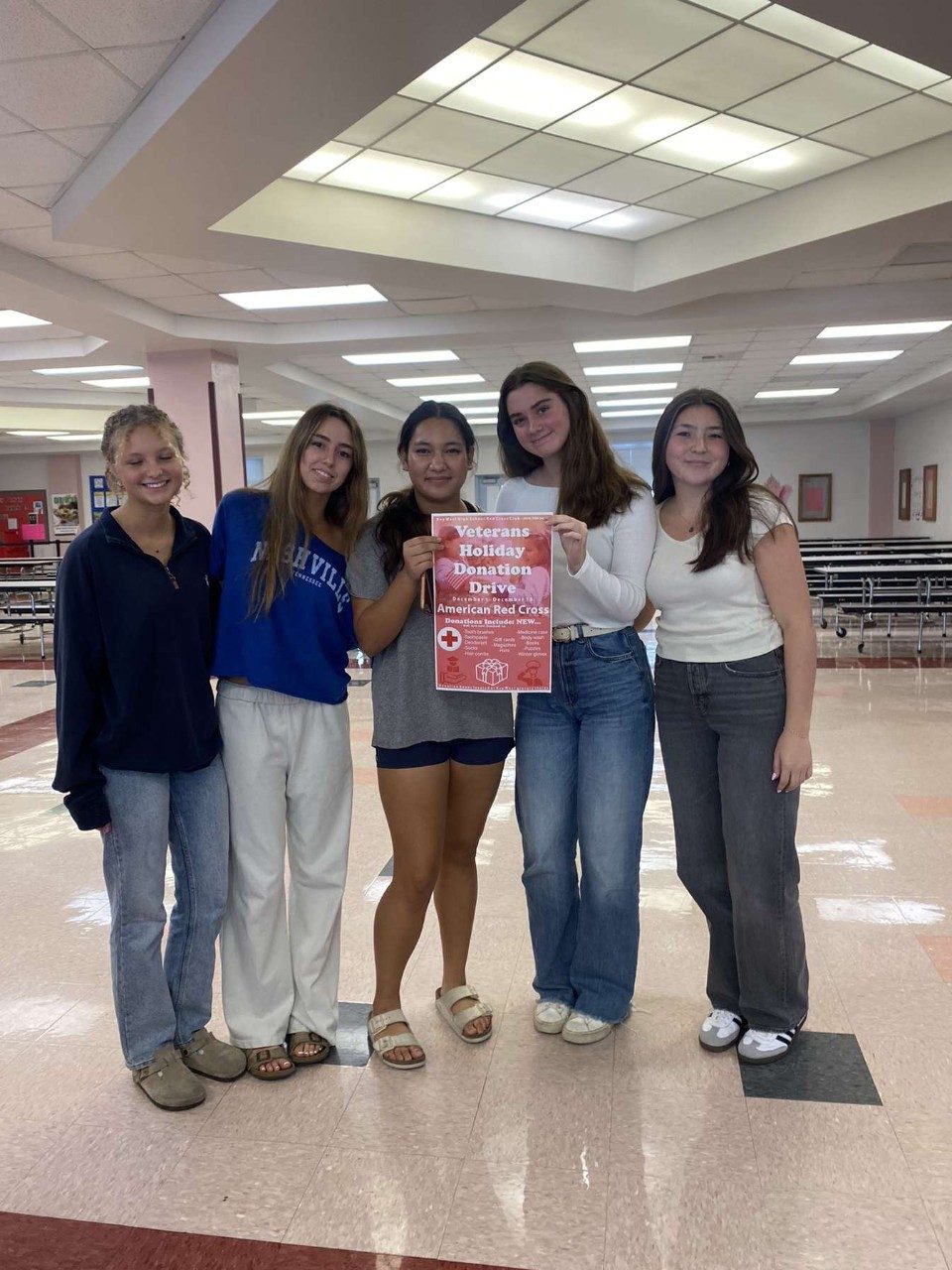 Red Cross Youth Club members at Key West High School