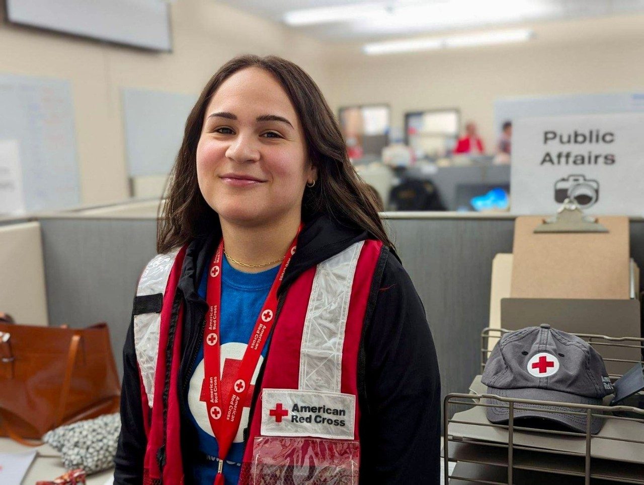 Red Cross responder Dariana Molina