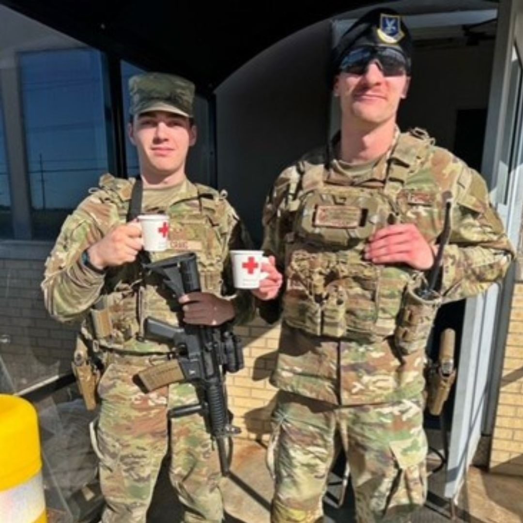 two u.s. service members