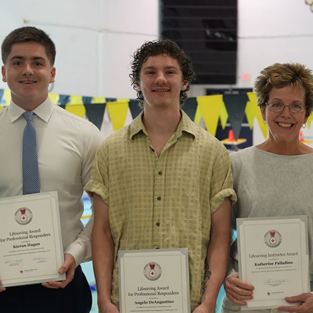 trio of lifesaving award recipients