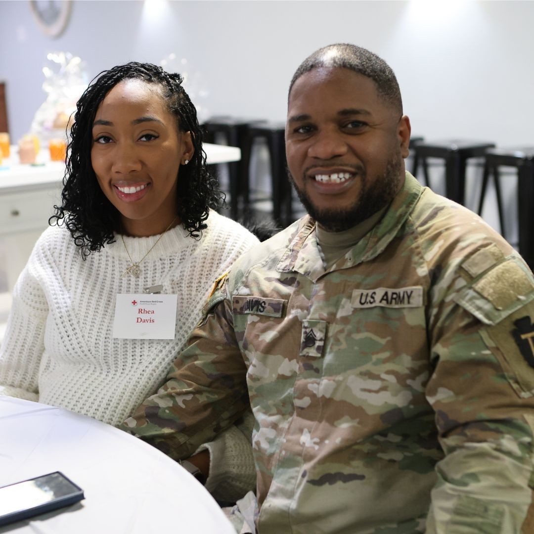 u.s. service member with partner