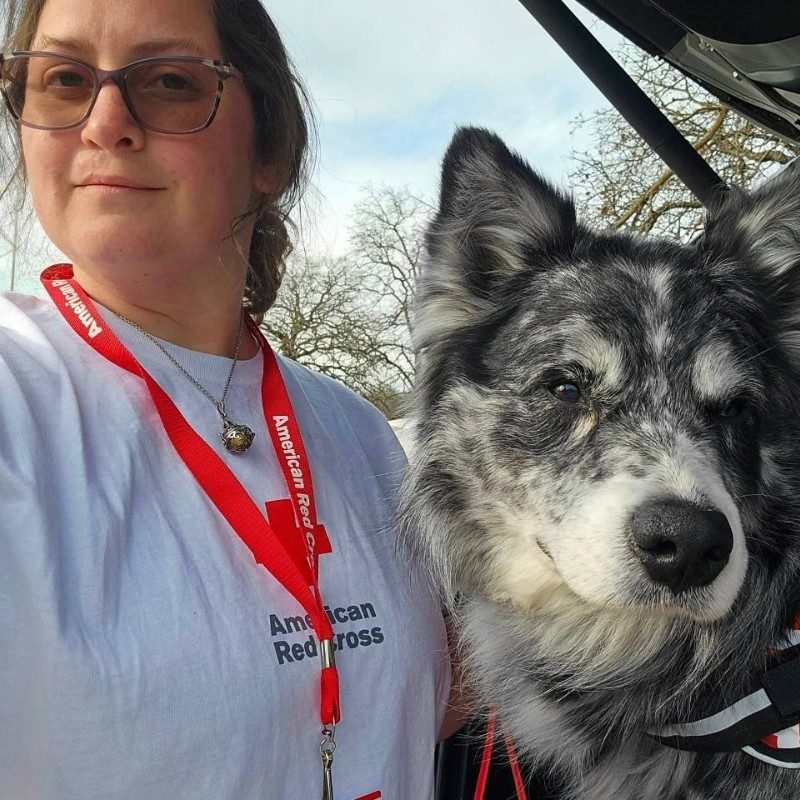 Marissa and Sullivan posing for a picture.