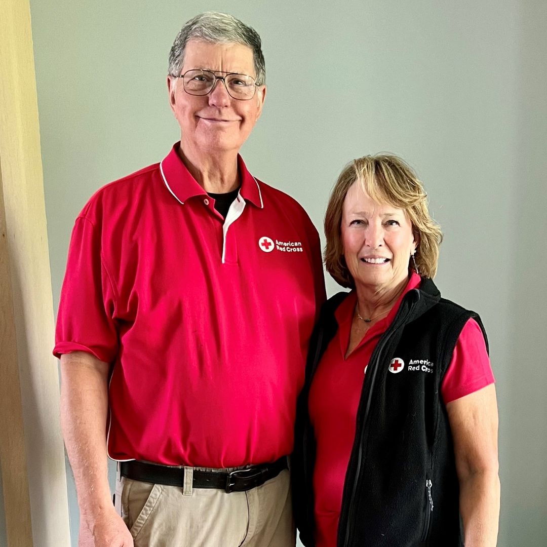 mike and cathy stevens in recross attire