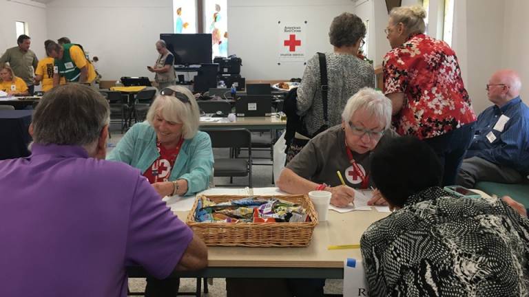 Disaster relief, community partner, red cross