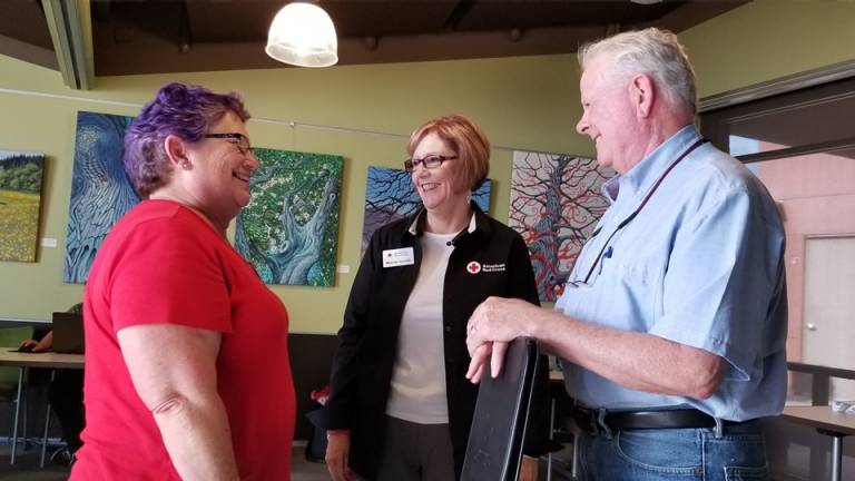 Disaster relief, community partner, red cross
