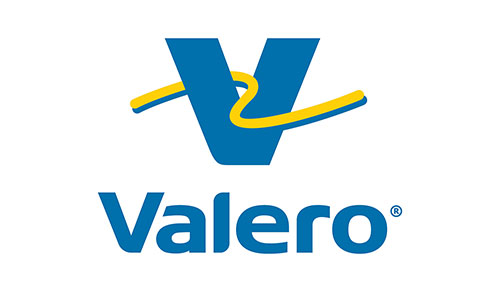 Valero logo.