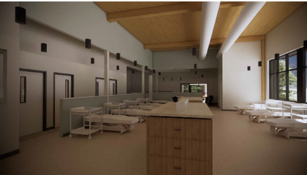rendering of biomed room