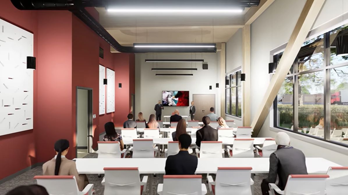 training room rendering