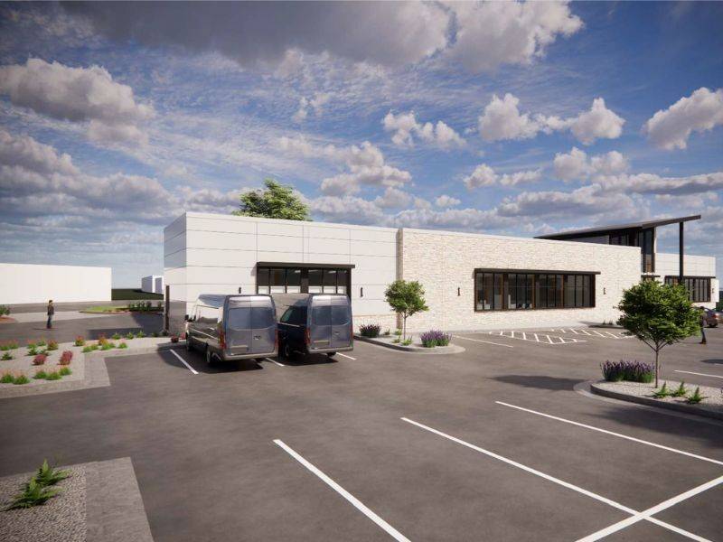 exterior rendering of new headquarters