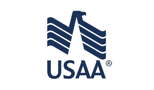 USAA logo.