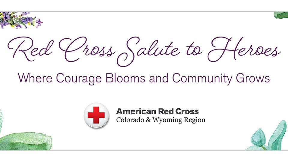 Red Cross Salute to Heroes banner.