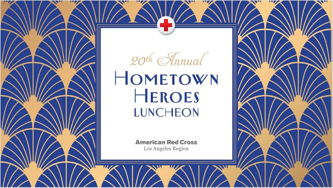 Hometown Heroes event banner.