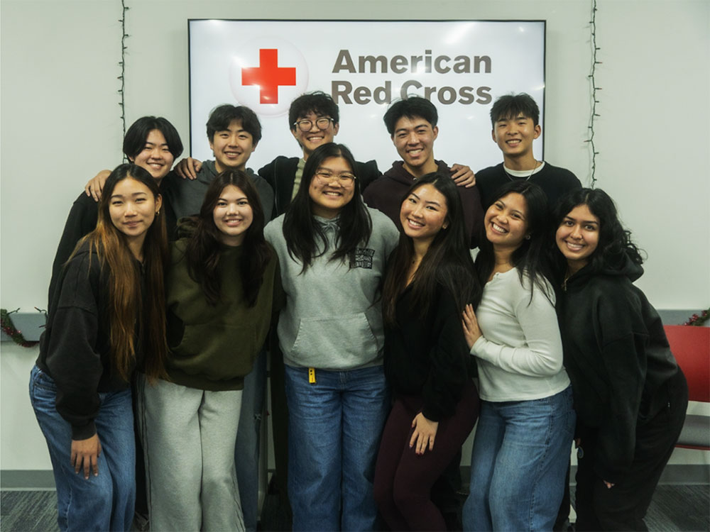 group of leadership council members.