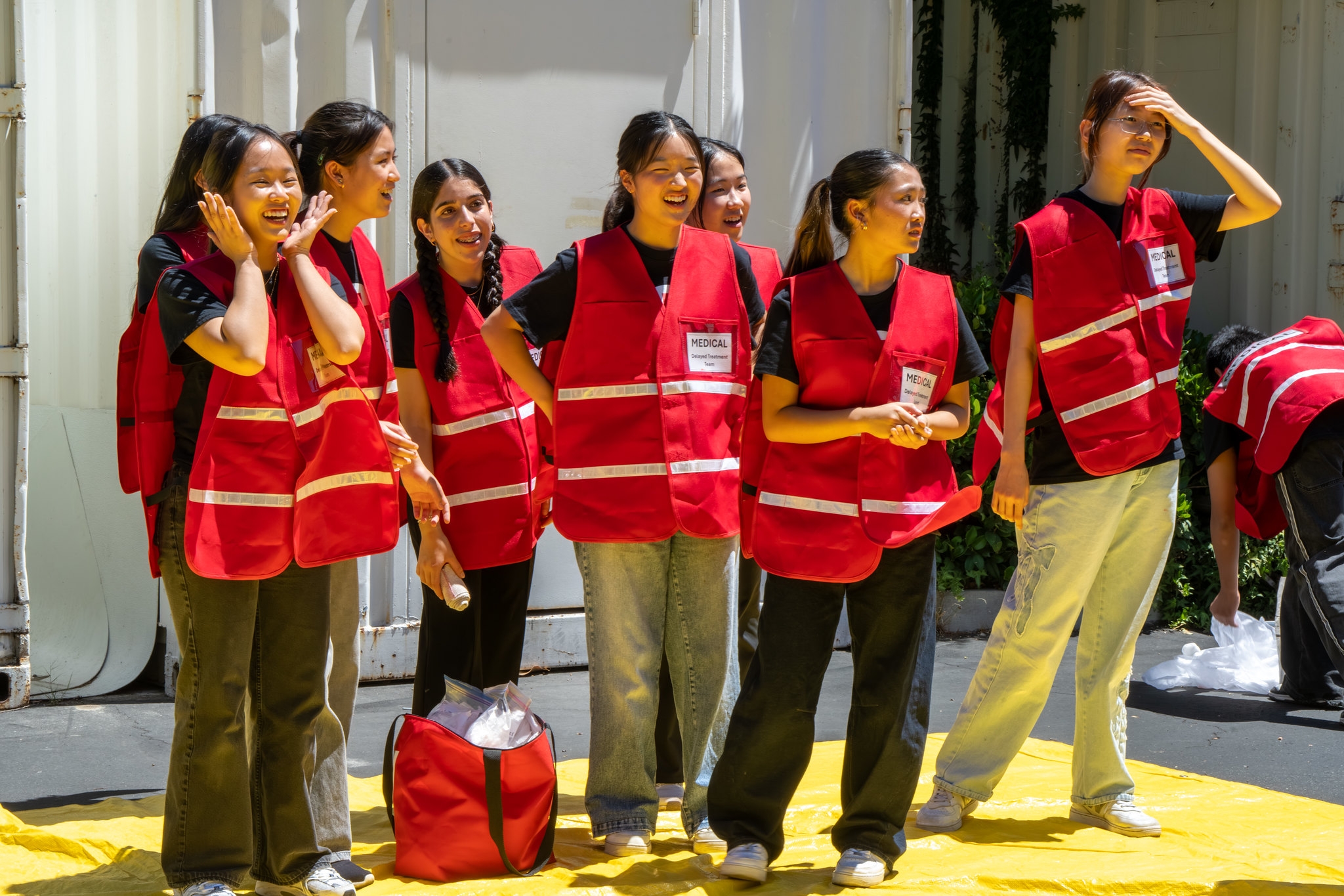group of volunteers