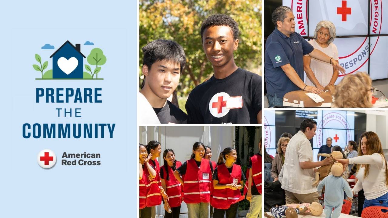 collage of community volunteers