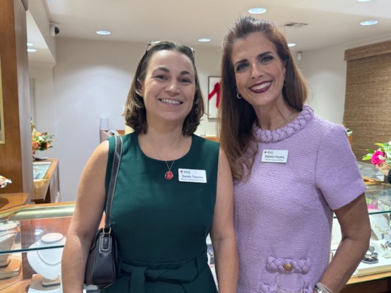 Two people posing for a picture.