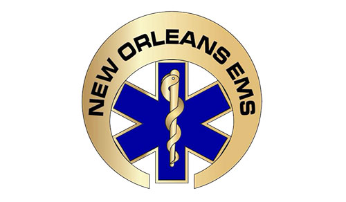 New Orleans EMS logo.