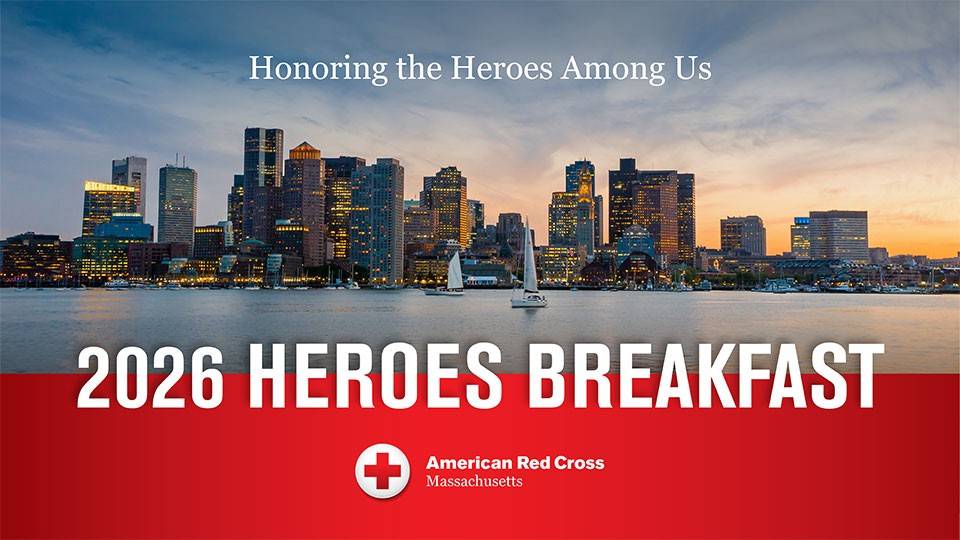 2026 Boston Heroes event web banner showing skyline of city.