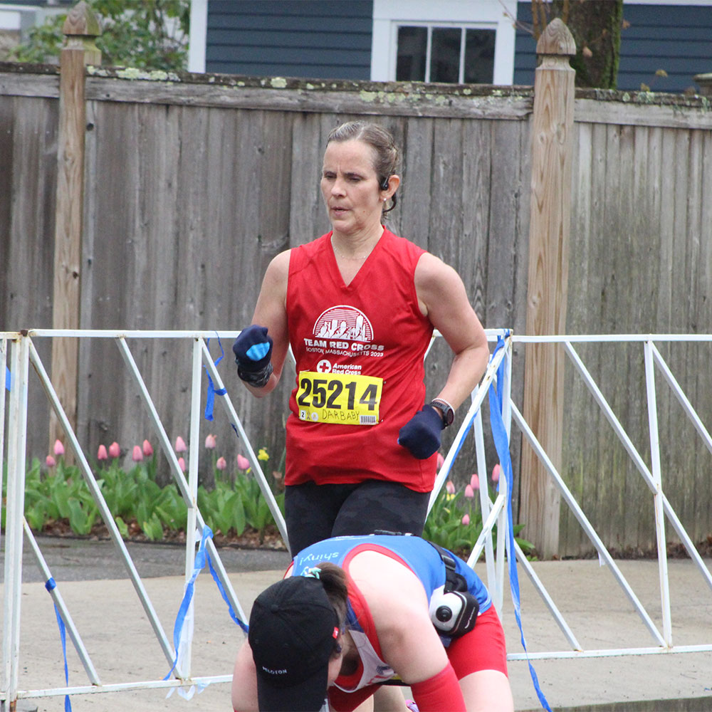 Darlene F. running marathon