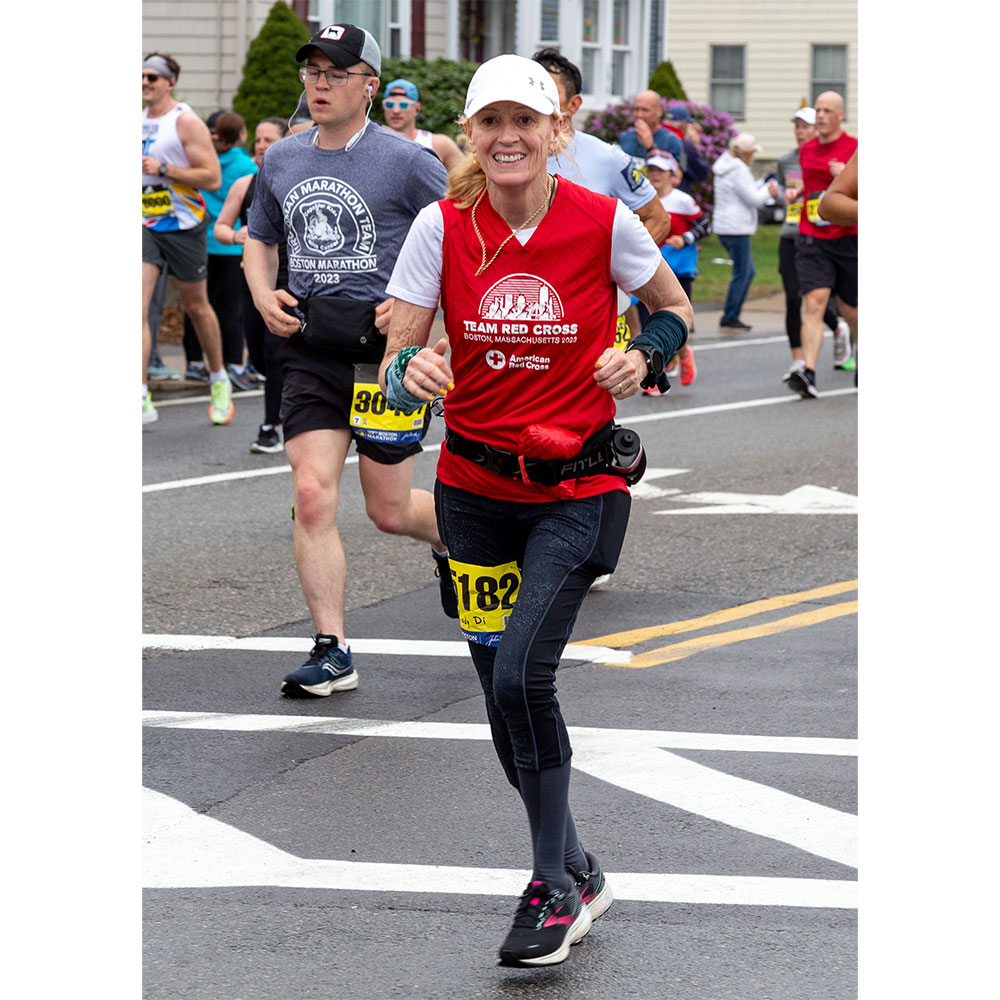 Diane B. running marathon