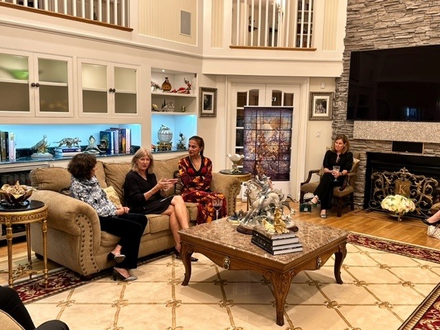 tiffany circle members in living room