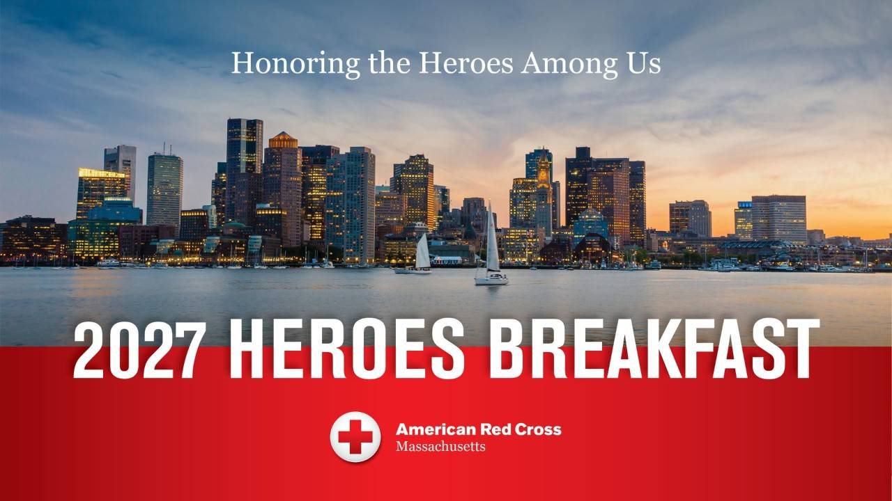 2027 Boston Heroes event web banner showing skyline of city.