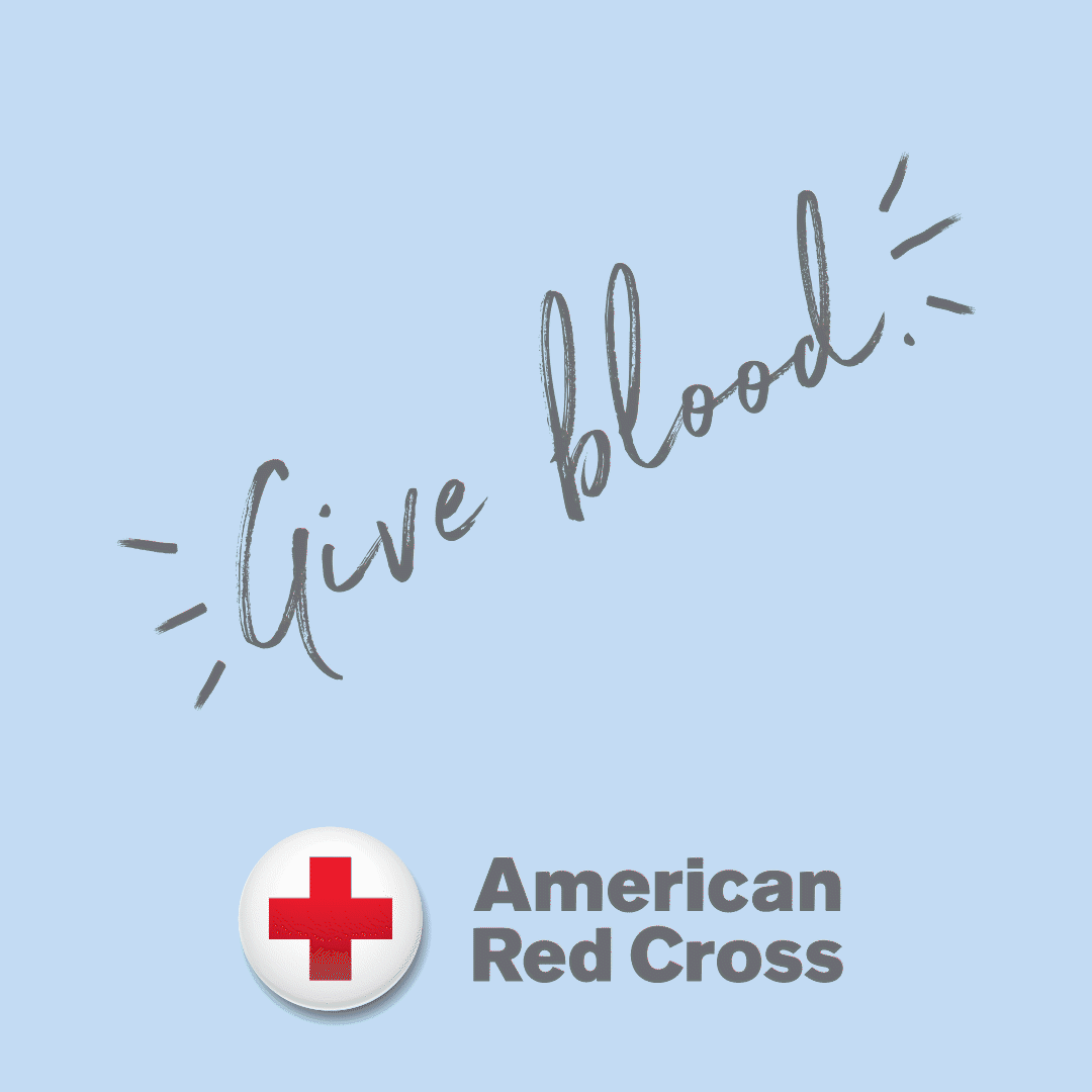 American Red Cross give Blood graphic