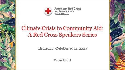 Climate Crisis to Community Aid event banner