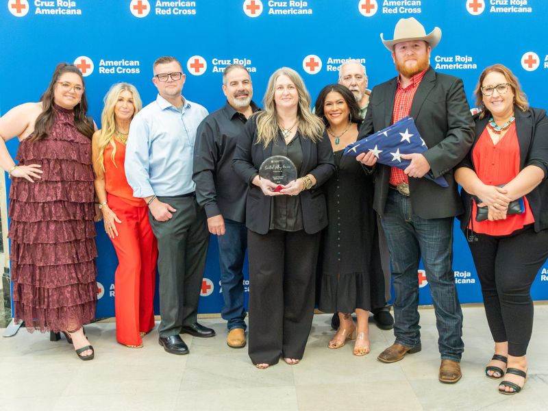 group of heroes awards attendees