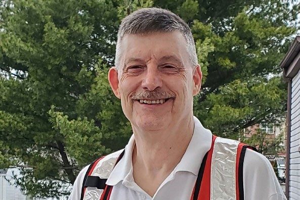 Red Cross volunteer Ed Mechmann
