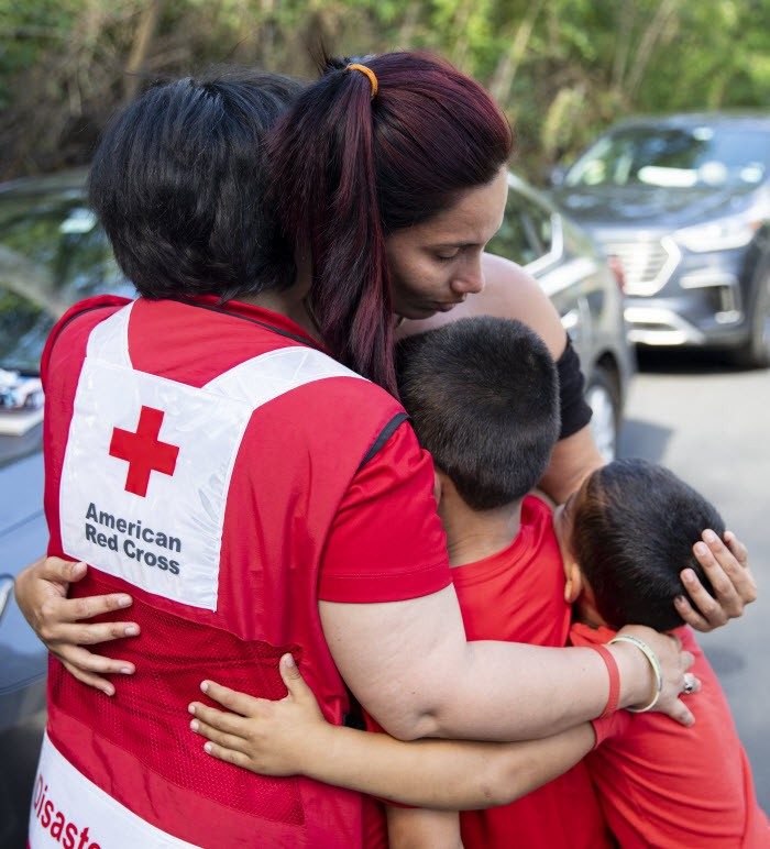 Every eight minutes, the Red Cross helps someone affected by Disaster