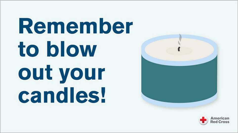 Candle fires peak in December Greater New York Red Cross