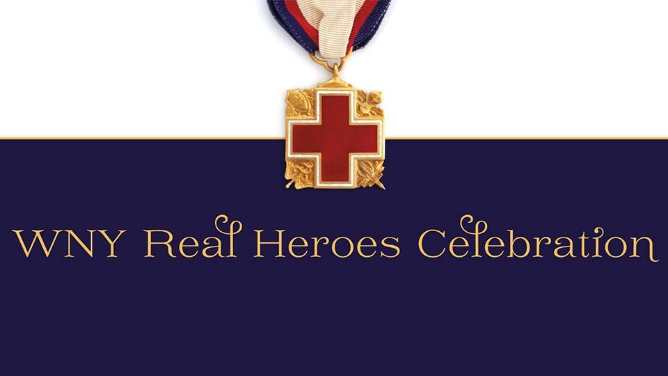 Western New York Red Cross Real Heroes Celebration banner.