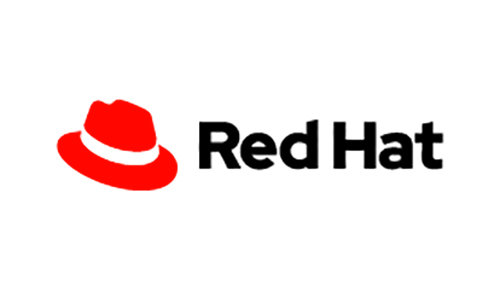 Red Hat logo.
