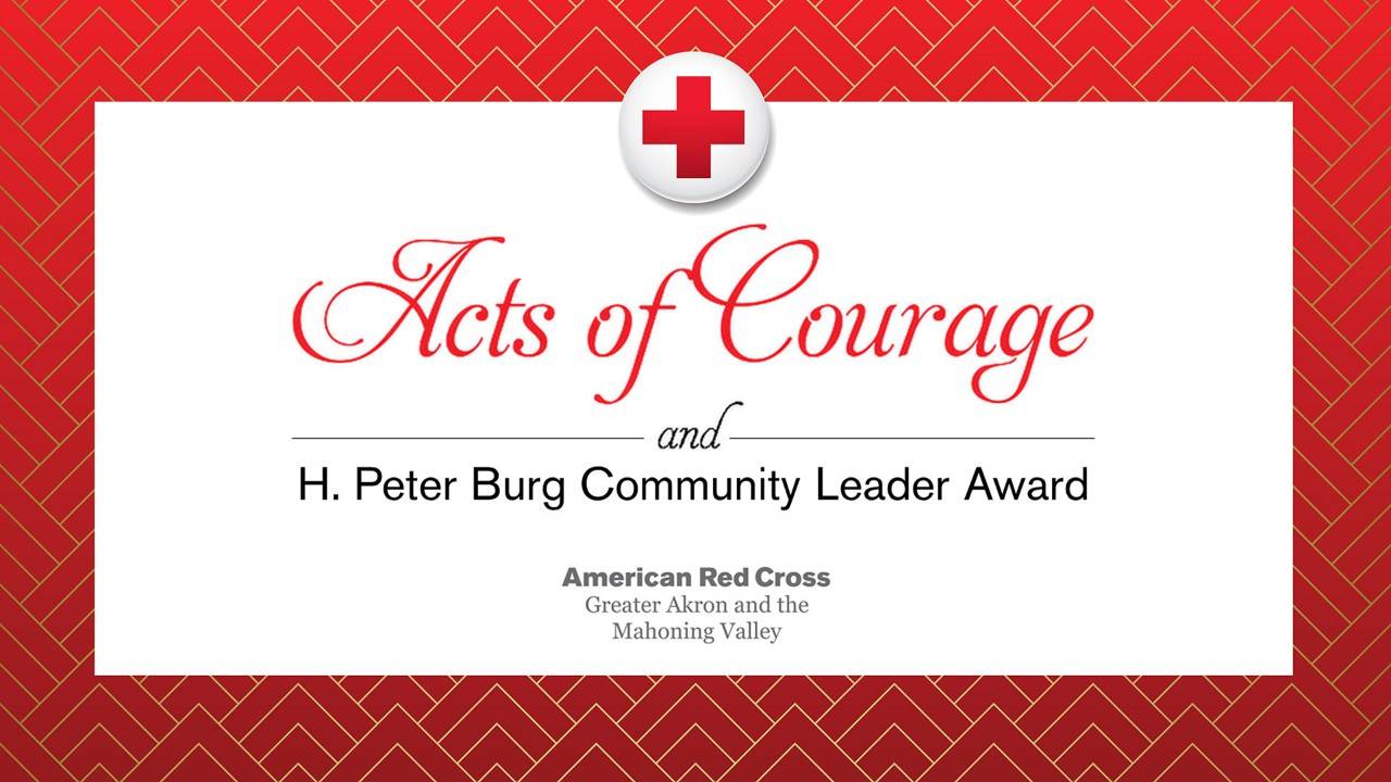 Northern Ohio Red Cross - Acts of Courage Heroes event banner 