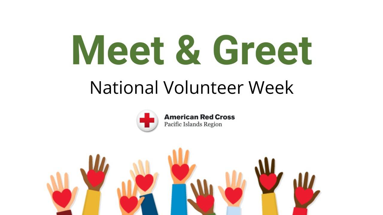 meet and greet graphic with volunteer hands