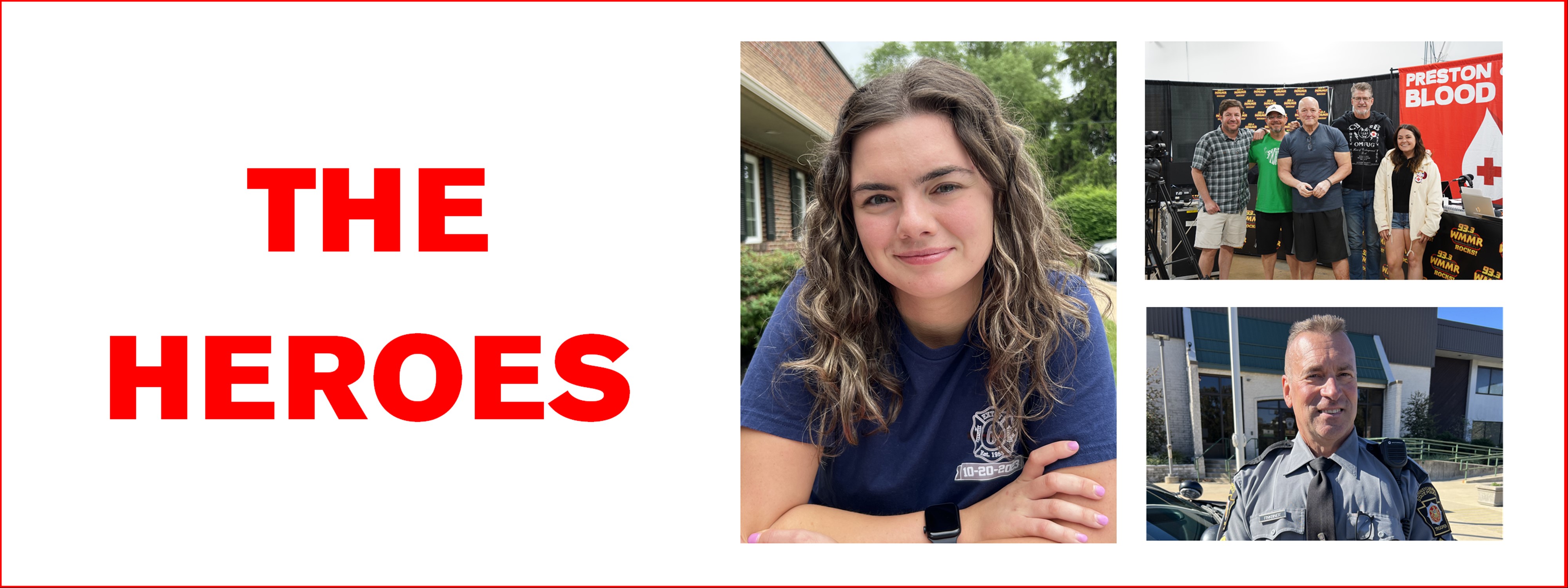 Collage of guests dancing at Red Ball gala