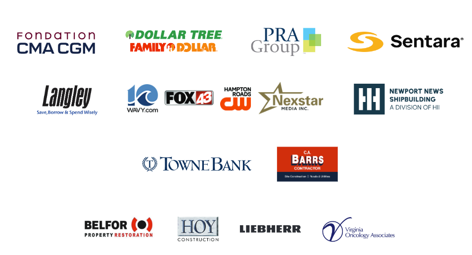 group of community partner logos