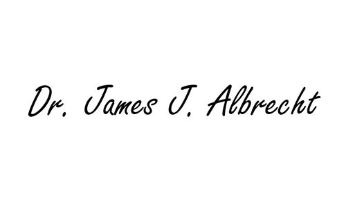 Dr. James J. Albrecht wordmark.