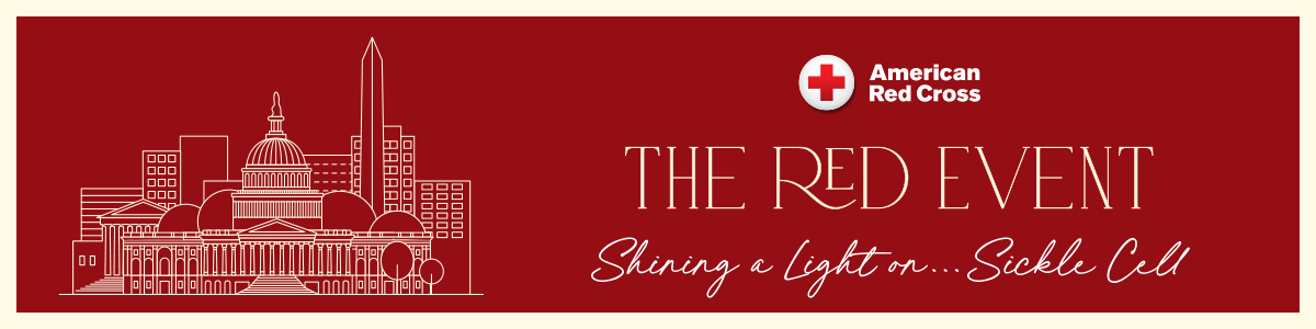 The red event - shining a light on sickle cell banner 