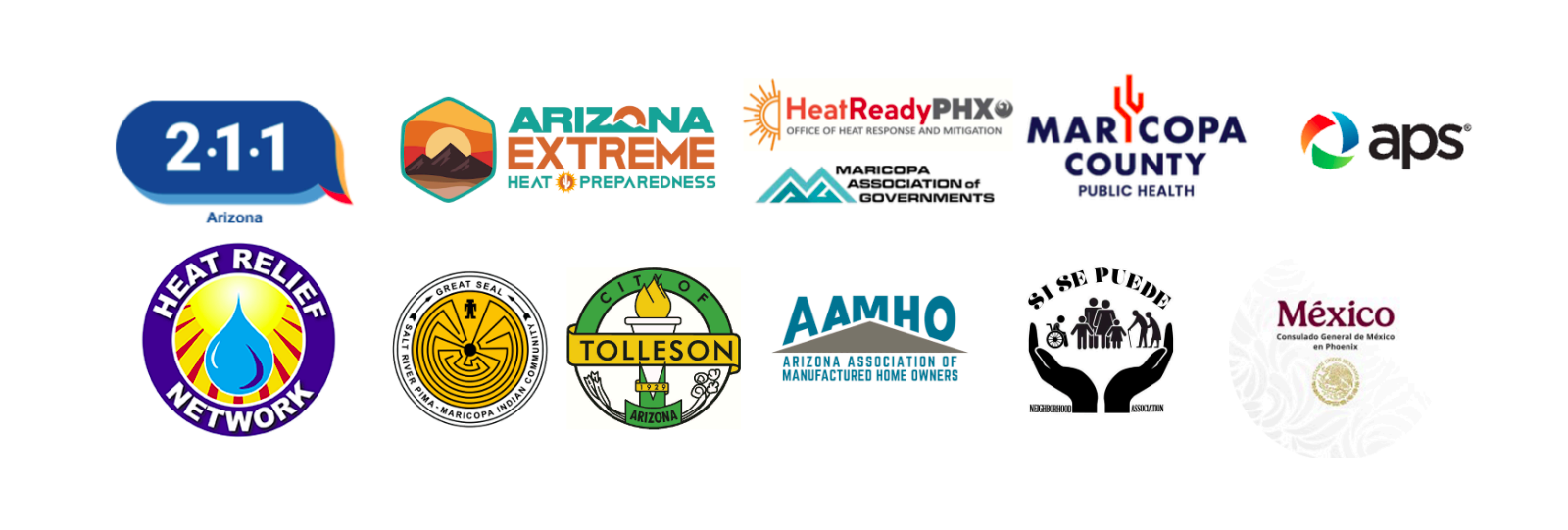 Group of sponsor logos